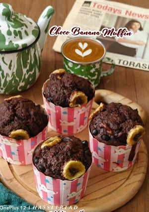 Foto resep Choco Banana Muffin