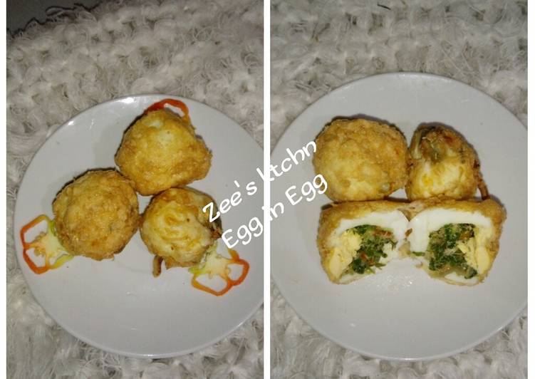 Recipe: Yummy Egg in egg This is A Recipe That Has Been Tested  From Best My Grandma's Recipe !!