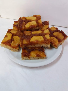 Una foto de Tarta invertida de manzanas