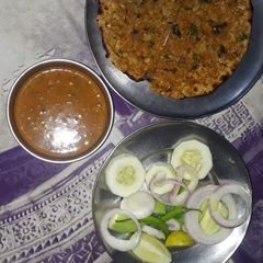 A picture of Onion Roti.