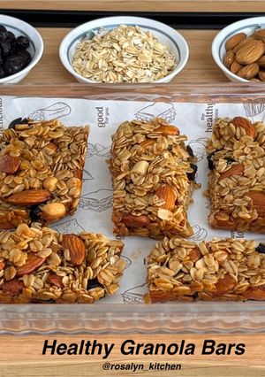 A picture of Healthy Granola Bars.