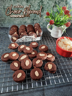 Foto resep Choco Almond Cookies