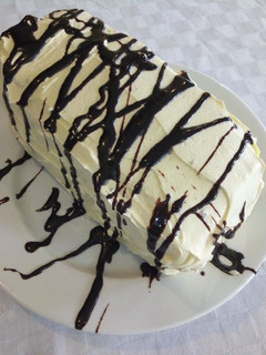 A picture of Chocolate gateau.