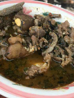 A picture of Assorted meat Pepper soup.
