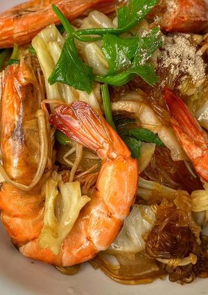 รูปของ กุ้งอบวุ้นเส้น 🦐🍝 #ครัวรัชฎา 👩🏻‍🍳