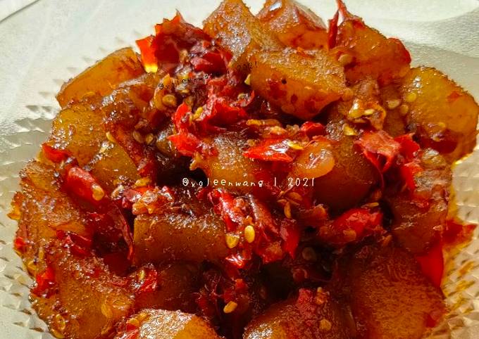 Cara Membuat Kikil Bumbu Babat Gongso Kekinian