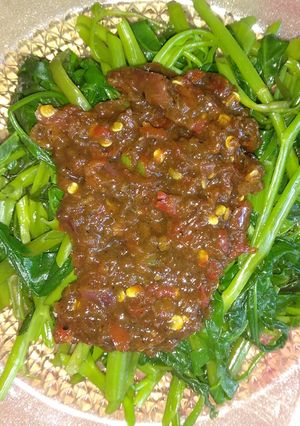 Foto resep Brambang asam kangkung