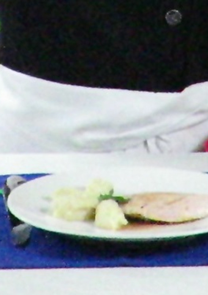 Una foto de Puré de papa cremosito