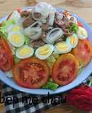 Salad cải carol trộn thịt bò