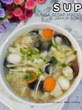 Sup Bunga Sedap Malam dan Jamur Bokji