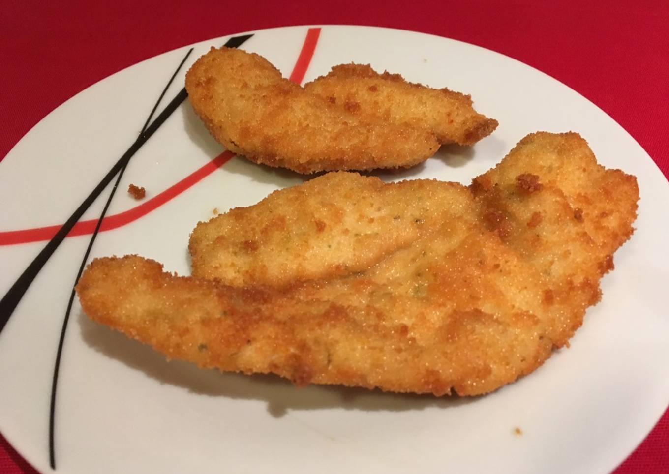 Pechuga al curry empanada