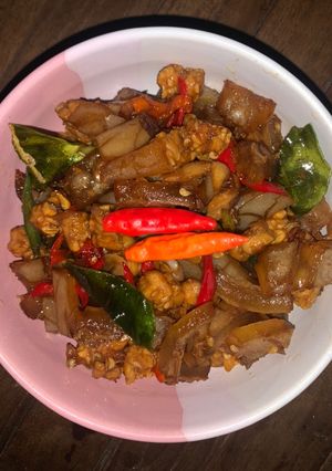 Foto resep Oseng cecek dan tempe sederhana