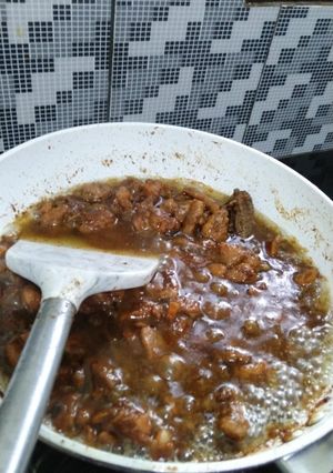 Foto resep Ayam masak bumbu sate