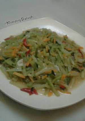 Foto resep Tumis Labu Pedas