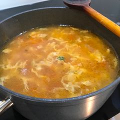 A picture of Tomato & Egg Soups.