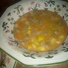 A picture of Irish potato sauce.