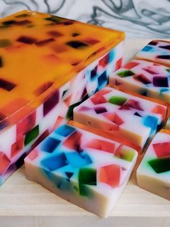 Foto resep Puding mozaik nutrijel