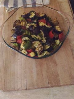 Una foto de Verduras al horno