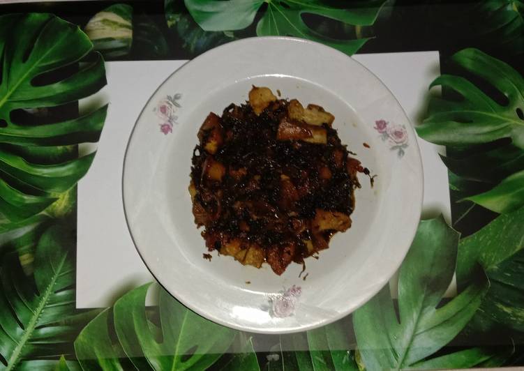 "Daging tim sawi kering"😘❤️👍🏼