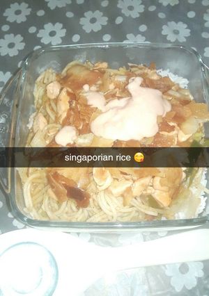 A picture of Singaporian Rice.