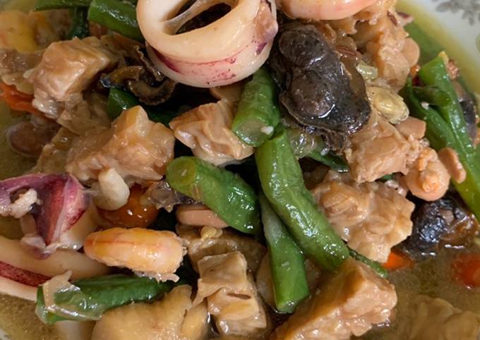 Cara membuat Seafood Tauco rumahan