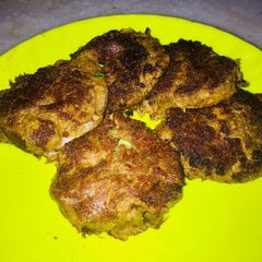 A picture of Shami kabab.