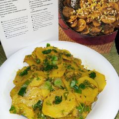 A picture of Cumin Potatoes.