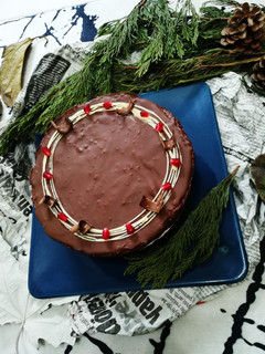 عکسی از دستور چيز کیک شكلاتی..