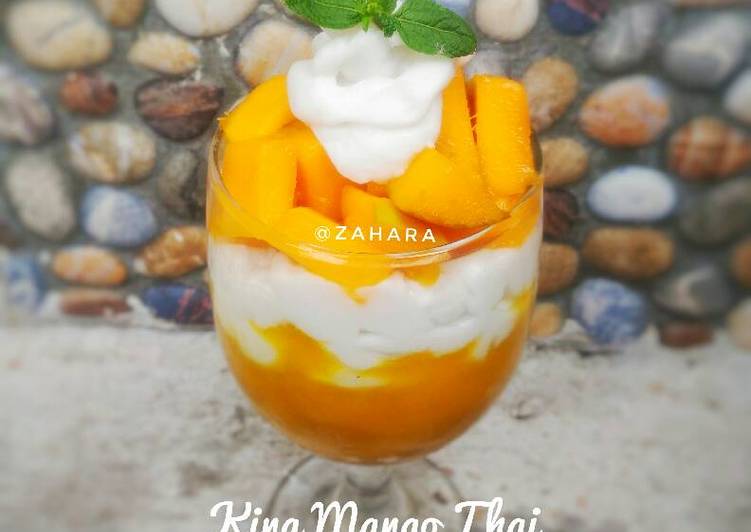 Bagaimana Membuat King Mango Thai #enakanbikinsendiri yang Bisa Manjain Lidah