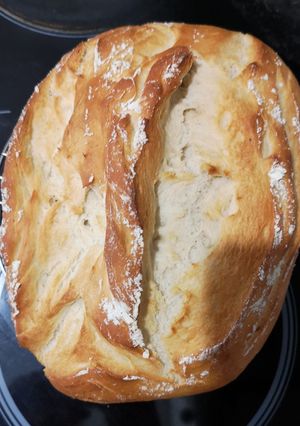 Una foto de Pan con poolish (panificadora)