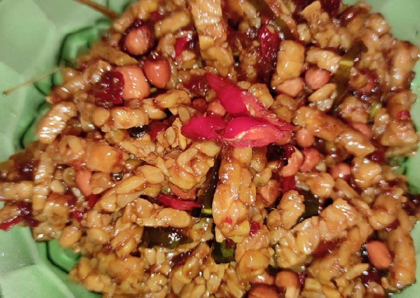 Tempe Orek Kacang kering👩🍳