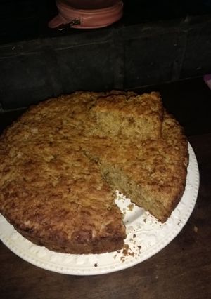 Una foto de Torta de banana súper fácil!