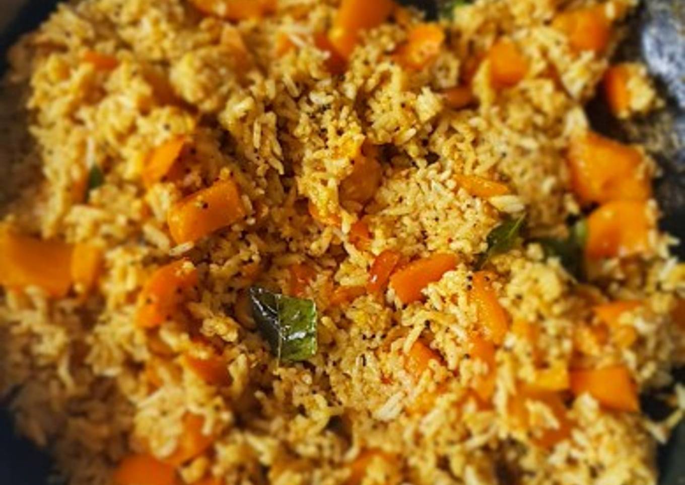 Yellow Capsicum Tamarind Rice