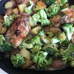 A picture of Copy of Honey Mustard Chicken Skillet Bake.