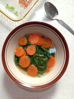Foto resep Sayur bening wortel sawi