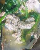 Canh mồng tơi cua đồng
