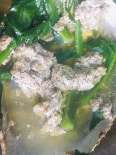 Hình của món Canh mồng tơi cua đồng.