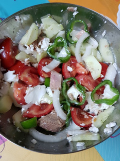 Una foto de Ensalada griega
