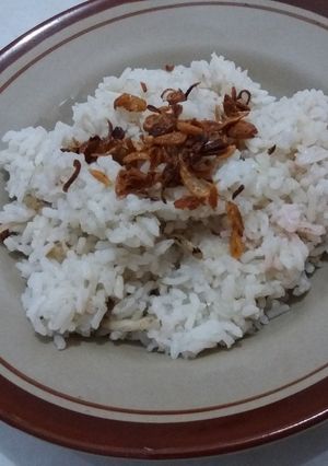 Foto resep Nasi liwet teri