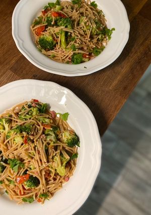 Brokkolis tészta recept fotója