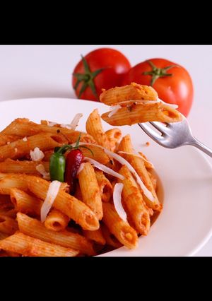 صورة لوصفة باستا زهرية Rose pasta 🍅
