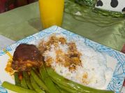 Una foto de salsa bbq para arroz