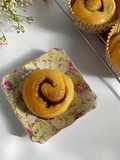 Cinnamon Rolls dengan Margarin (Tanpa Ulen dan Telur)