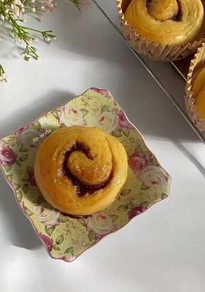 Foto resep Cinnamon Rolls dengan Margarin (Tanpa Ulen dan Telur)