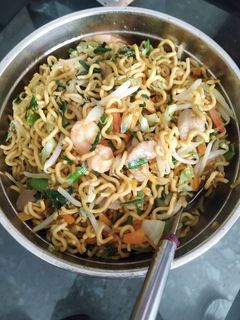 Foto resep Mie goreng burung dara