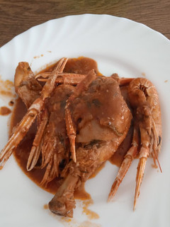 Una foto de Pollo con cigalas 🐔 🦞