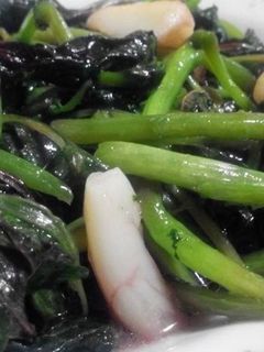 清炒紅莧菜 的食譜成品照片