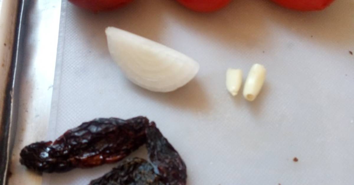 Salsa roja de chipotle Receta de María del Rosario Ponce Pizarro Cookpad