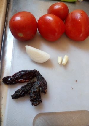 Una foto de Salsa roja de chipotle
