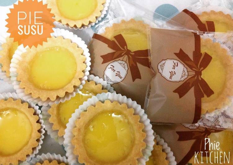 Langkah Mudah untuk Membuat Pie susu / kue Lontar- recomended 👌😍 yang Bikin Ngiler